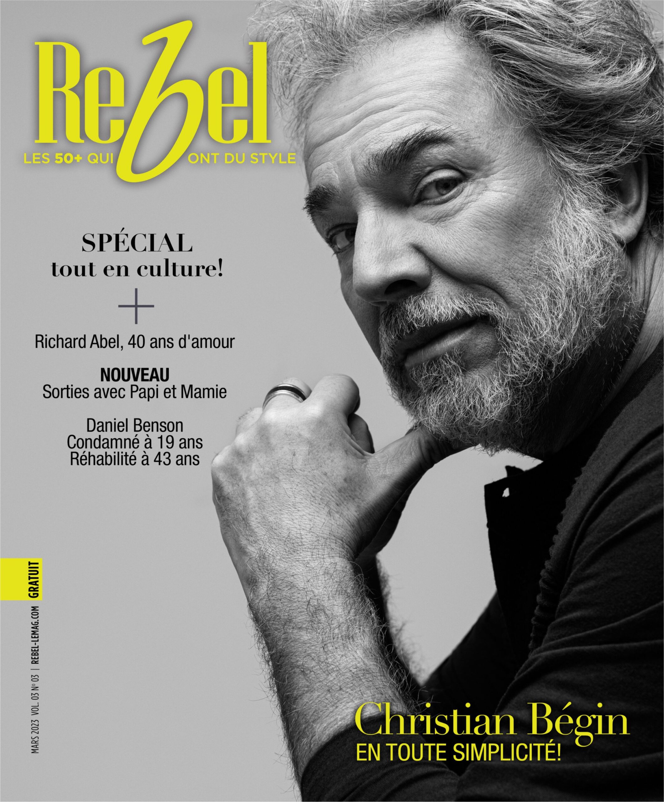 Front Magazine Rebel Mars 2023 Christian Bégin