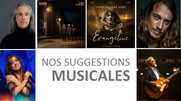 Nos suggestions musicales d’automne 2025.